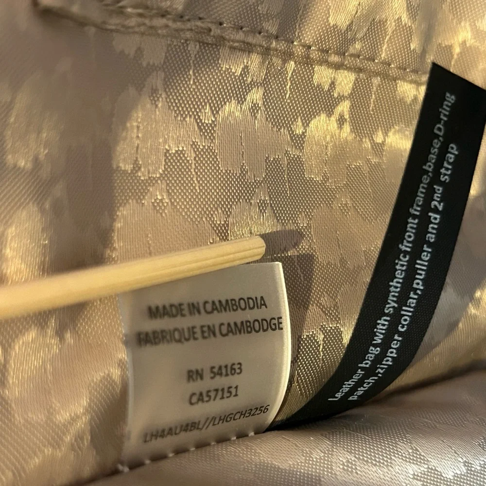 *New* Karl Lagerfeld Paris Floral Printed Tote Bag White Sunflower - Picture 10 of 17